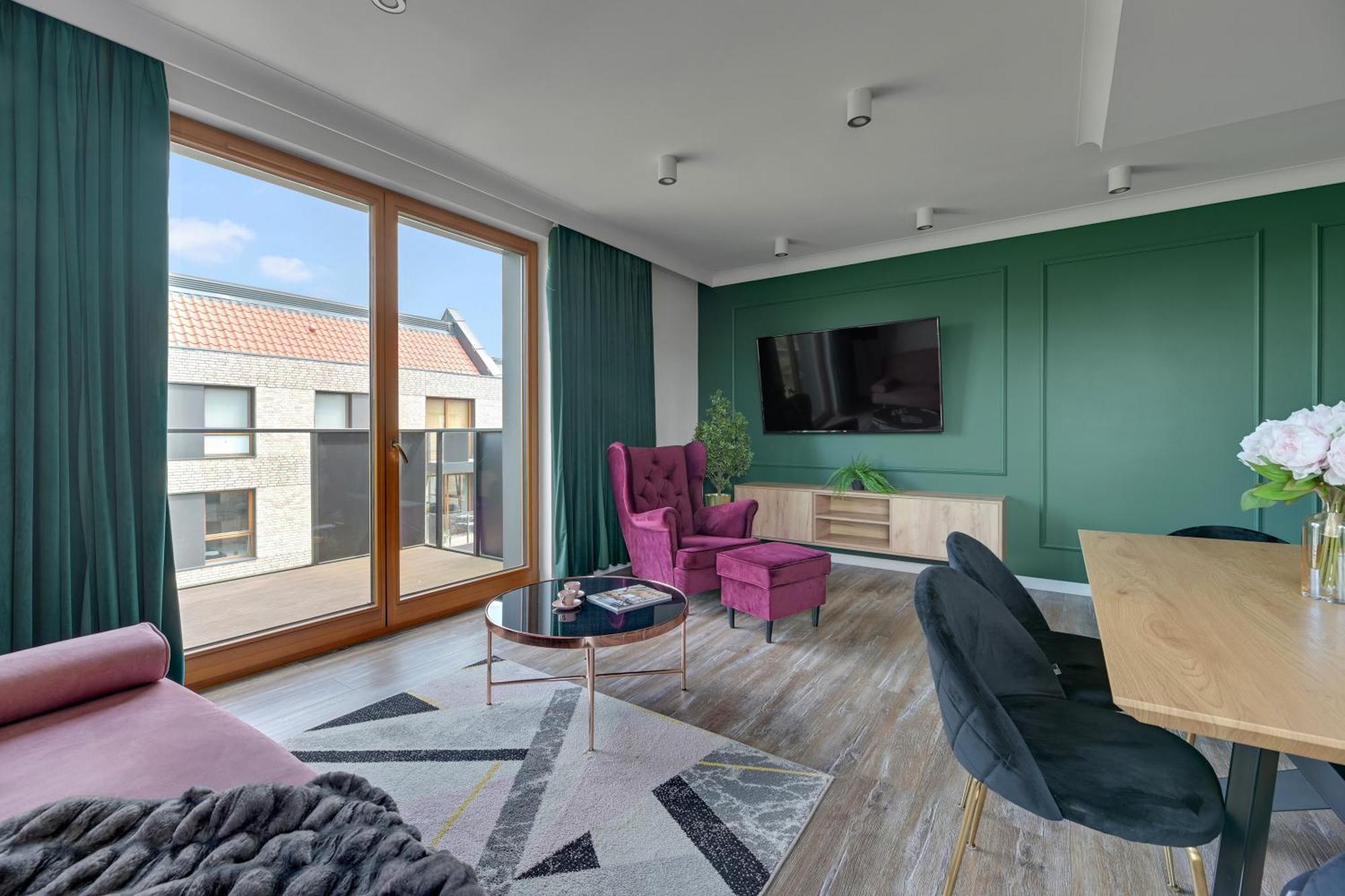 Front Park Apartments With Parking By Lion Apartments Gdansk Dış mekan fotoğraf